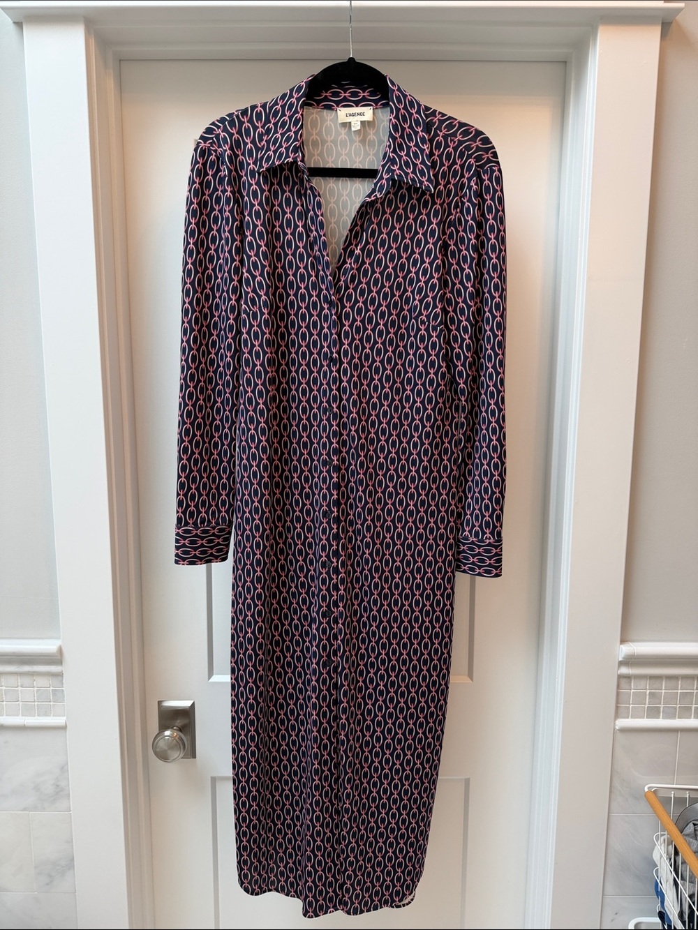 L’agence button up dress